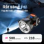 Đèn pin đội đầu siêu sáng chiếu xa 1000m, siêu to, chống nước, với 3 chế độ sáng, pin 4-12 tiếng-2400mAh