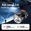 Đèn pha có ánh sáng mạnh,siêu sáng, thời gian sạc dài, pin lithium, đèn đội đầu ngoài trời mới để câu-2400mAh