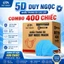 5D Duy Ngọc- Thùng 400 Chiếc Khẩu Trang 3 Lớp Kháng Khuẩn,Chống Bụi Mịn