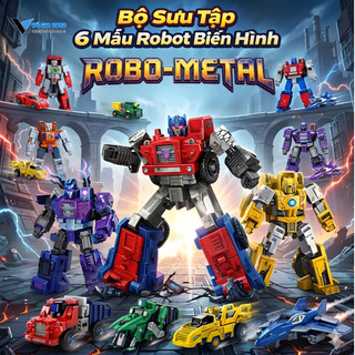 Đồ Chơi Robot Biến Hình Transformer Oto,Xe Tải,Máy Bay Chiến Đấu-Đồ Chơi Lắp Ráp Robot Cho Bé, Bộ Sưu Tập 6 Mẫu Đẹp Mắt