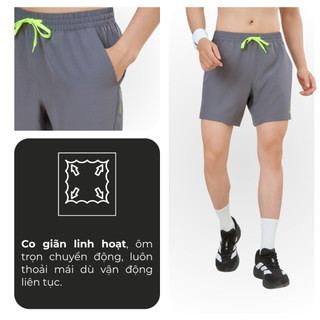 Quần Shorts Thể Thao Nam VELOSAR RSP-60035 – Nhẹ, Nhanh Khô, Co Giãn, Thoáng Mát