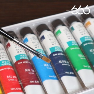 Cọ Bản Vuông Đầu Vẽ Nail Mỹ Thuật Chuẩn USA – Cọ Gel Bản Dẹp, Tán Gel Mịn, Vẽ French & Ombre Cọ Vẽ Mỹ Thuật Nail666