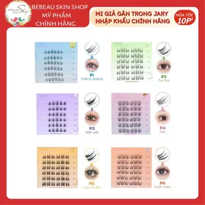 Lông Mi Giả Gắn Sẵn Keo Jary Pro Cluster Lashes - Hộp Nhựa 6 Hàng Tiện Lợi Dễ Dùng