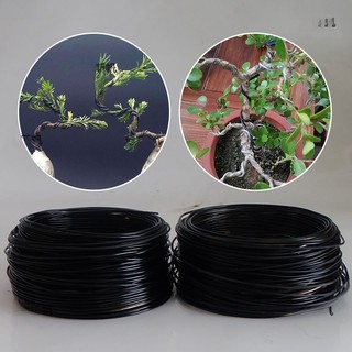 Dây nhôm định hình cây trồng trong chậu uốn cành tạo hình cây cảnh bằng dây nhôm cuộn 5 mét màu đen làm vườn loại tốt