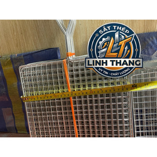 VỈ NƯỚNG size 25cm và size 30cm THAN HOA INOX & KẸP CHẢ NƯỚNG INOX – ĐA DẠNG KÍCH THƯỚC