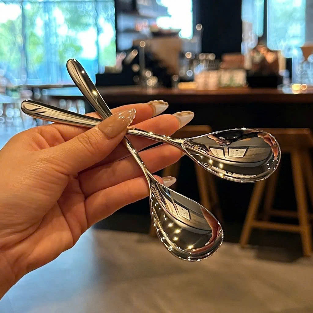 Thìa Ăn Cơm Cháo Cho Các Bé 3x15cm Thìa Inox Thìa Cafe Thìa Gia Vị 18/10