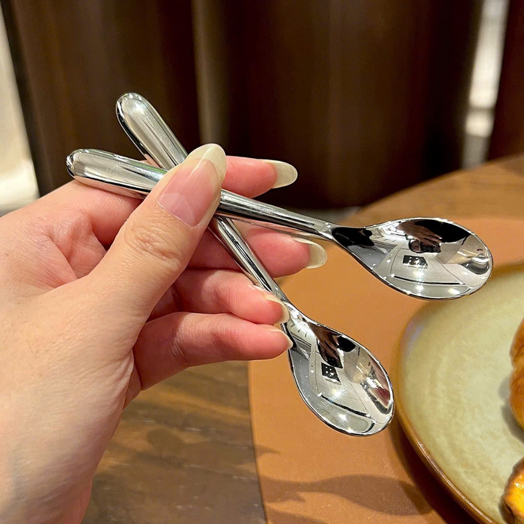 Thìa Ăn Cơm Cháo Cho Các Bé 3x15cm Thìa Inox Thìa Cafe Thìa Gia Vị 18/10