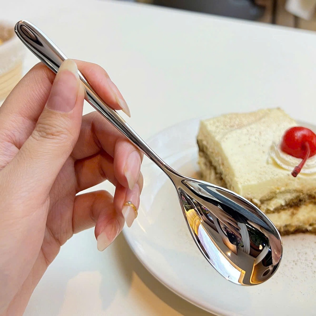 Thìa Ăn Cơm Cháo Cho Các Bé 3x15cm Thìa Inox Thìa Cafe Thìa Gia Vị 18/10