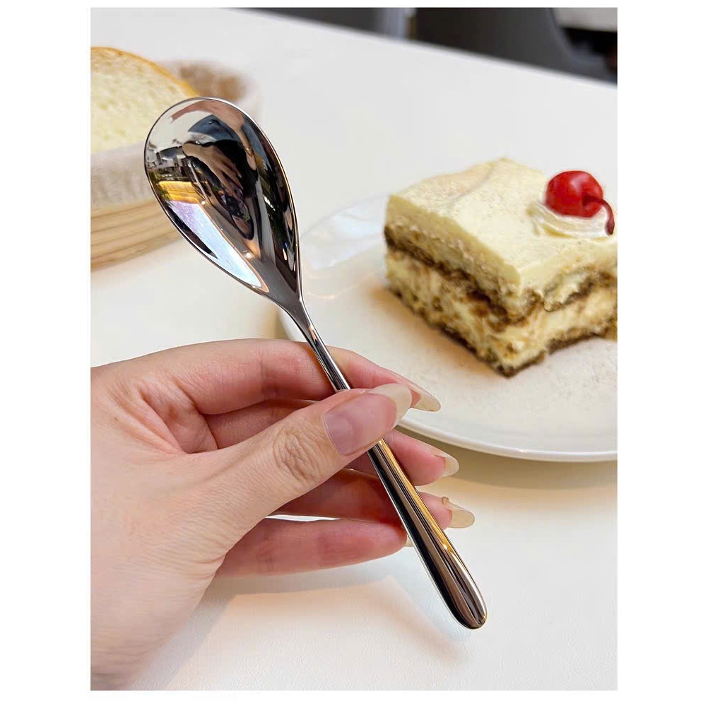 Thìa Ăn Cơm Cháo Cho Các Bé 3x15cm Thìa Inox Thìa Cafe Thìa Gia Vị 18/10