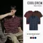Áo Polo Len Dệt Kim Kẻ Sọc Ngang 𝐂𝐎𝐎𝐋𝐂𝐑𝐄𝐖 Ngắn Tay Form Rộng Unisex Phong Cách Thời Trang Hàn Quốc ALH11 APN114