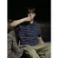 Áo Polo Len Dệt Kim Kẻ Sọc Ngang 𝐂𝐎𝐎𝐋𝐂𝐑𝐄𝐖 Ngắn Tay Form Rộng Unisex Phong Cách Thời Trang Hàn Quốc ALH11 APN114
