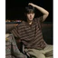 Áo Polo Len Dệt Kim Kẻ Sọc Ngang 𝐂𝐎𝐎𝐋𝐂𝐑𝐄𝐖 Ngắn Tay Form Rộng Unisex Phong Cách Thời Trang Hàn Quốc ALH11 APN114