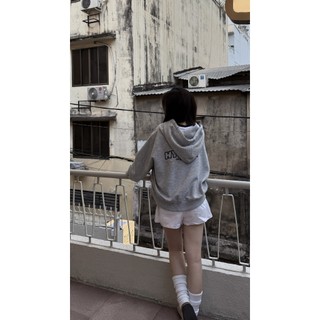 Hoodie Zip Hydra Vải Nỉ 2 Da Form Boxy Khoá Kéo 2 Chiều 350gms