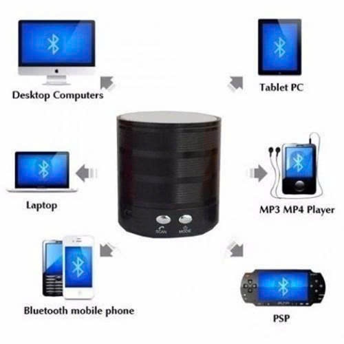 Loa Nghe Nhạc Bluetooth WS-887 Mini Bass Hay Có USB Thẻ Nhớ AUX Nhỏ Gọn Tiện Lợi