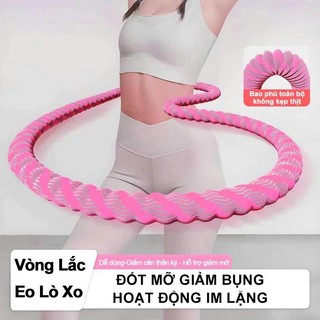 Vòng Lắc Eo Lò Xo Bọc Vải Mềm ĐỒ TẬP GIÁ RẺ 68 Tập Thể Dục, Tập Gym, Tập Yoga Tại Nhà 1kg, 1,5kg 2kg