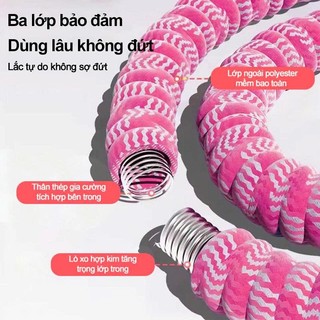 Vòng Lắc Eo Lò Xo Bọc Vải Mềm ĐỒ TẬP GIÁ RẺ 68 Tập Thể Dục, Tập Gym, Tập Yoga Tại Nhà 1kg, 1,5kg 2kg