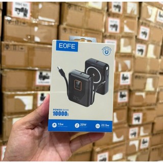 Pin Dự Phòng không dây EOFE G108 10000mAh Magnetic 15W, TypeC PD 20W và QC3.0 22.5W, Kèm 2 cáp sạc ra - Nhất Tín