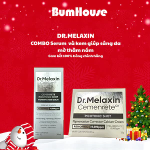 COMBO Kem dưỡng trắng da Dr.Melaxin Cemenrete Picotonic Shot 25g & Tinh chất Cemenrete Picotonic Pigmentation Serum 30ml
