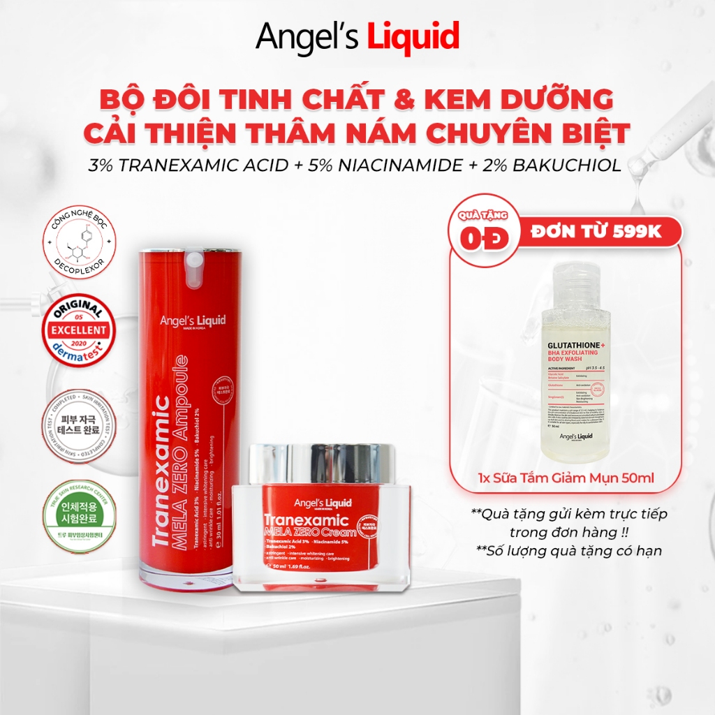 [Angel's Liquid] Bộ Sản Phẩm Serum & Kem Dưỡng Cải Thiện Thâm Nám Angel ...