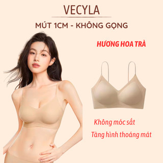 Áo lót HƯƠNG HOA TRÀ su lạnh mỏng nhẹ A 09, mềm mịn thoáng mát bản lưng tàng hình qua cửa từ BC CHIC