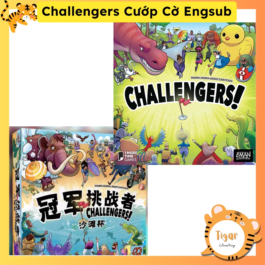 Boardgame Challengers Board Game Cướp Cờ bản TQ Tigar