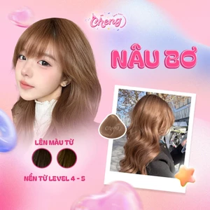 Thuốc Nhuộm Tóc Màu NÂU CARAMEL - NÂU BƠ Không Tẩy | Chenglovehair, Chenglovehairs