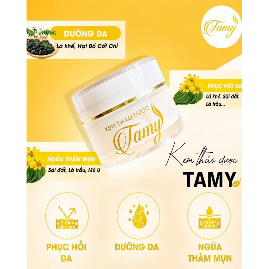 Kem thảo dược tinh chất lá trầu không Tamy 6gram