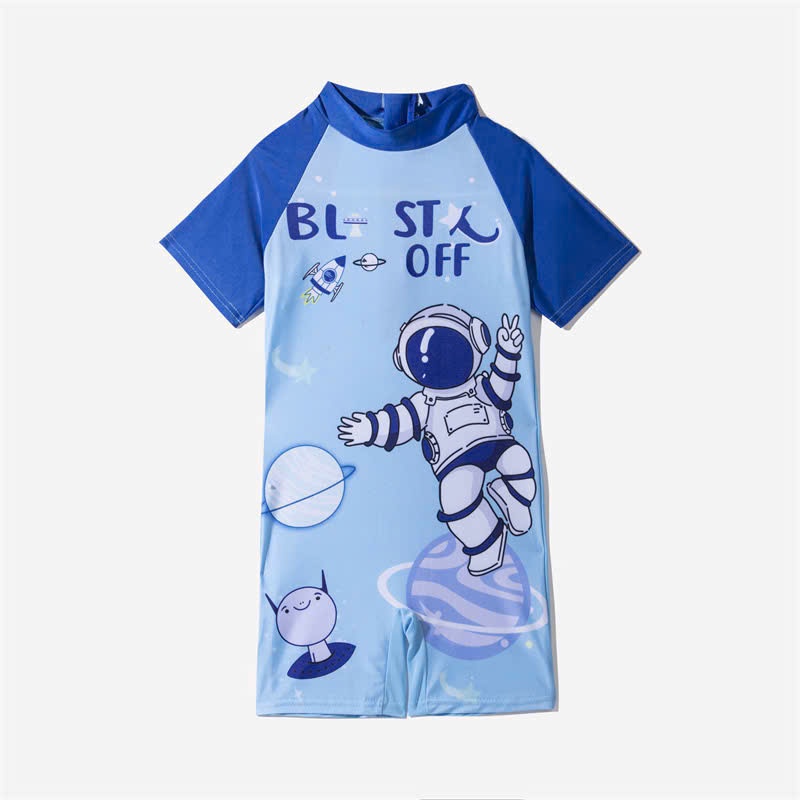Bộ bơi liền thân bé trai, bộ bơi liền thân bé gái ,phi hành gia, tiên cá, kuromi hàng Qc dày dặn size 90 tới 140