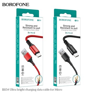 Cáp sạc nhanh BOROFONE BX54 cổng MicroUSB, dài 1M