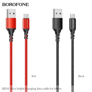 Cáp sạc nhanh BOROFONE BX54 cổng MicroUSB, dài 1M