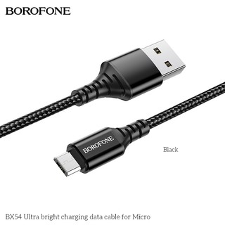 Cáp sạc nhanh BOROFONE BX54 cổng MicroUSB, dài 1M