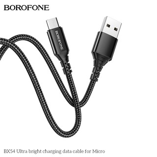 Cáp sạc nhanh BOROFONE BX54 cổng MicroUSB, dài 1M