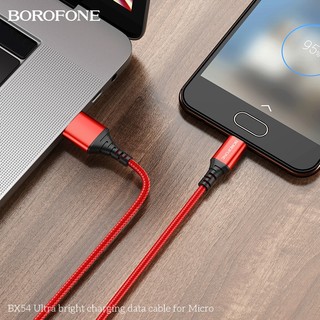 Cáp sạc nhanh BOROFONE BX54 cổng MicroUSB, dài 1M
