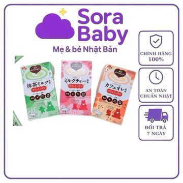 Sữa bầu Morinaga nội địa Nhật dạng gói vị trà sữa / cà phê sữa – dễ uống, tiện lợi cho mẹ