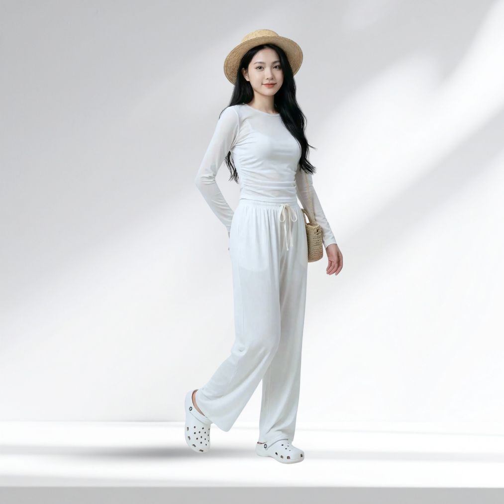 Quần Thun Nữ Cotton Modal Mềm mại, nhẹ tênh, thoáng mát như làn gió biển.