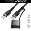 Cáp Sạc & Truyền Dữ Liệu ACEFAST C22-05 USB-C to USB-C Hợp Kim Nhôm Tích Hợp Nam Châm