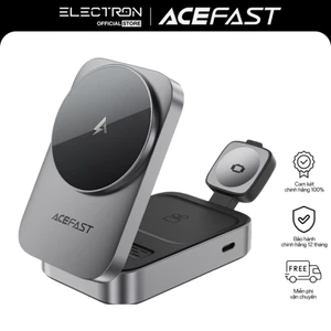 Đế Sạc Không Dây Để Bàn 3 Trong 1 ACEFAST E22 Gập Gọn Đa Năng Cho Điện Thoại Tai Nghe Đồng Hồ