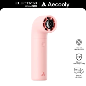 Quạt Cầm Tay AECOOLY Aero (2000mAh, 15H, 4 Speed Settings, LED Digital Display, 15000RPM)