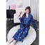 Tay dài-Quần dài cổ pijama phom truyền thống,lụa latin mềm nhẹ mát