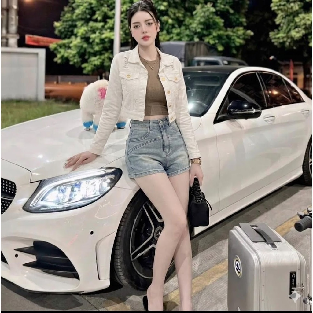 [DEAL ĐỘC QUYỀN] QUẦN SHORT JEANS NỮ CẠP CAO HACK HÁNG HOTTREND 2026