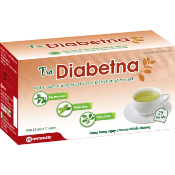 Trà Diabetna (25 gói) - Hỗ trợ giảm đường huyết, giảm cholesterol máu