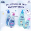 Dung dịch vệ sinh cho bé gái/ trai AQA baby cho bé 0-8 tuổi 250ml của Nga