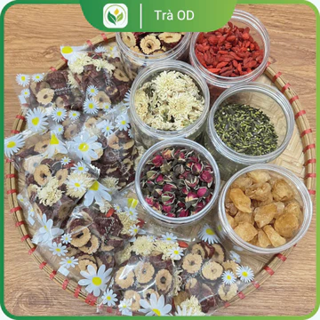 Trà Dưỡng Tâm An Thần Trà Thảo Mộc OD Hoa Cúc Long Nhãn Kỷ Tử Táo Đỏ Gói Pha Ấm Ly Bình Giữ Nhiệt Dễ Uống