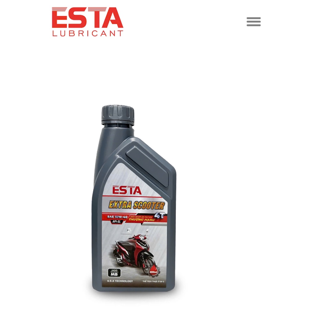 DẦU XE GẮN MÁY ESTA SCOOTER – EXTRA-SCOOTER API SL / SAE 10W40