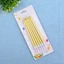 Set 10 Vỉ Nến Bút Chì Hàn Quốc Trang Trí Bánh Sinh Nhật, Nến Xoắn Béo Trang Trí Bánh Kem DUHA 023