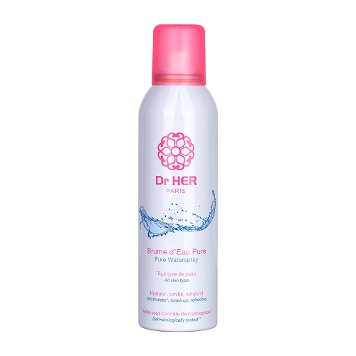 Xịt khoáng Dr Her Paris 150ml | Cấp ẩm làm dịu da tức thì, đầu xịt nano siêu mịn