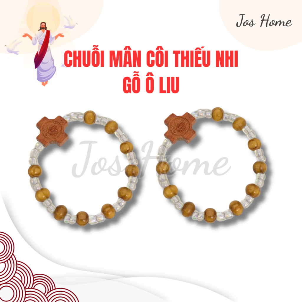 Chuỗi Vòng Tay Gỗ Thiếu Nhi Gỗ Ô Liu, Gỗ Nâu Nhẹ Nhàng Và Ý Nghĩa