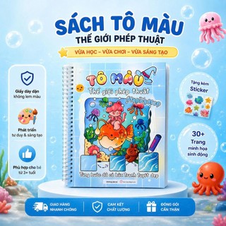 Sách Tô màu - Thế giới phép thuật 80 trang