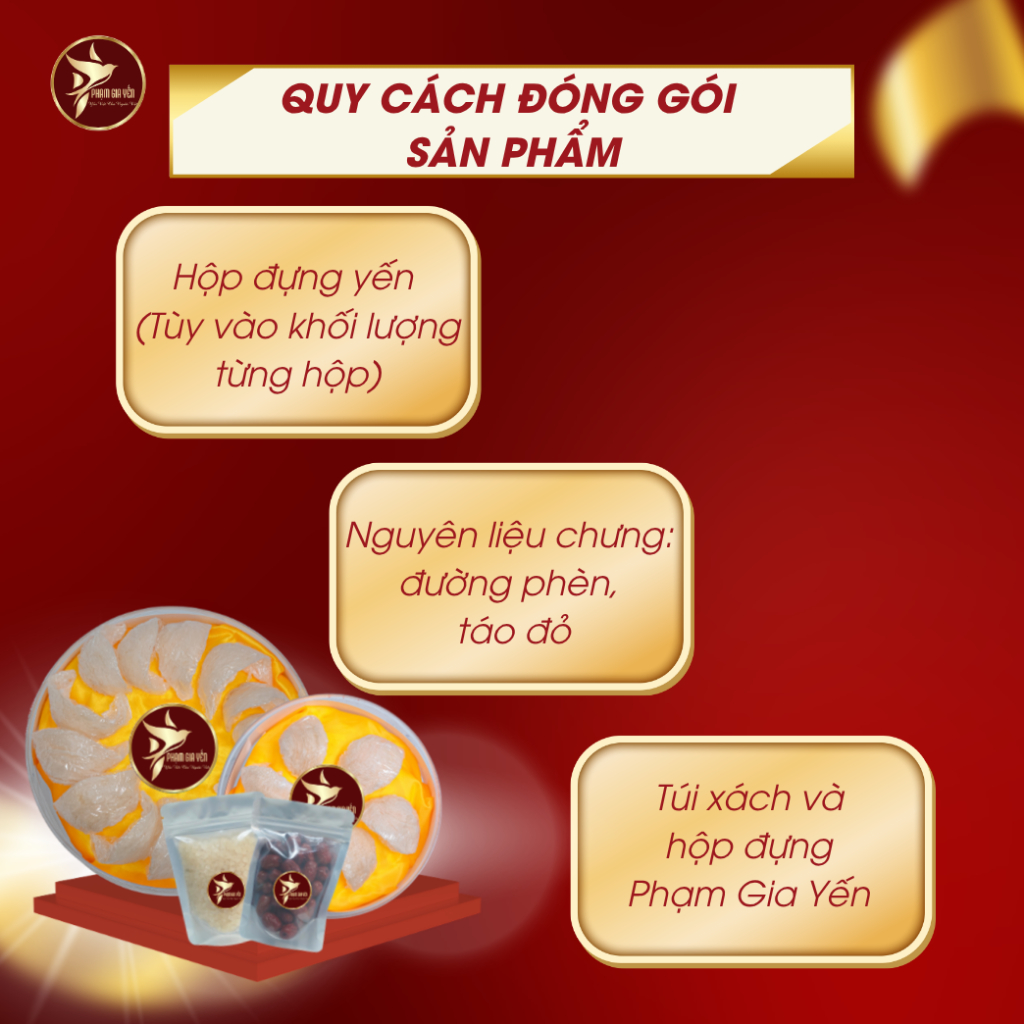 Tổ Yến Rút Lông Khô Cao Cấp ( Hàng Siêu Vip ) - Không Pha Độn - Tẩy Trắng - Yến Sào Phạm Gia