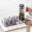 Bộ Bình Nước Và 6 Cốc Thủy Tinh Gợn Sóng Cao Cấp Kèm Khay, TIDY SHOP, Bình Nước Chịu Nhiệt Kèm Ly Uống Nước Sang Trọng